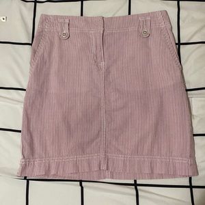 Purple seersucker skirt